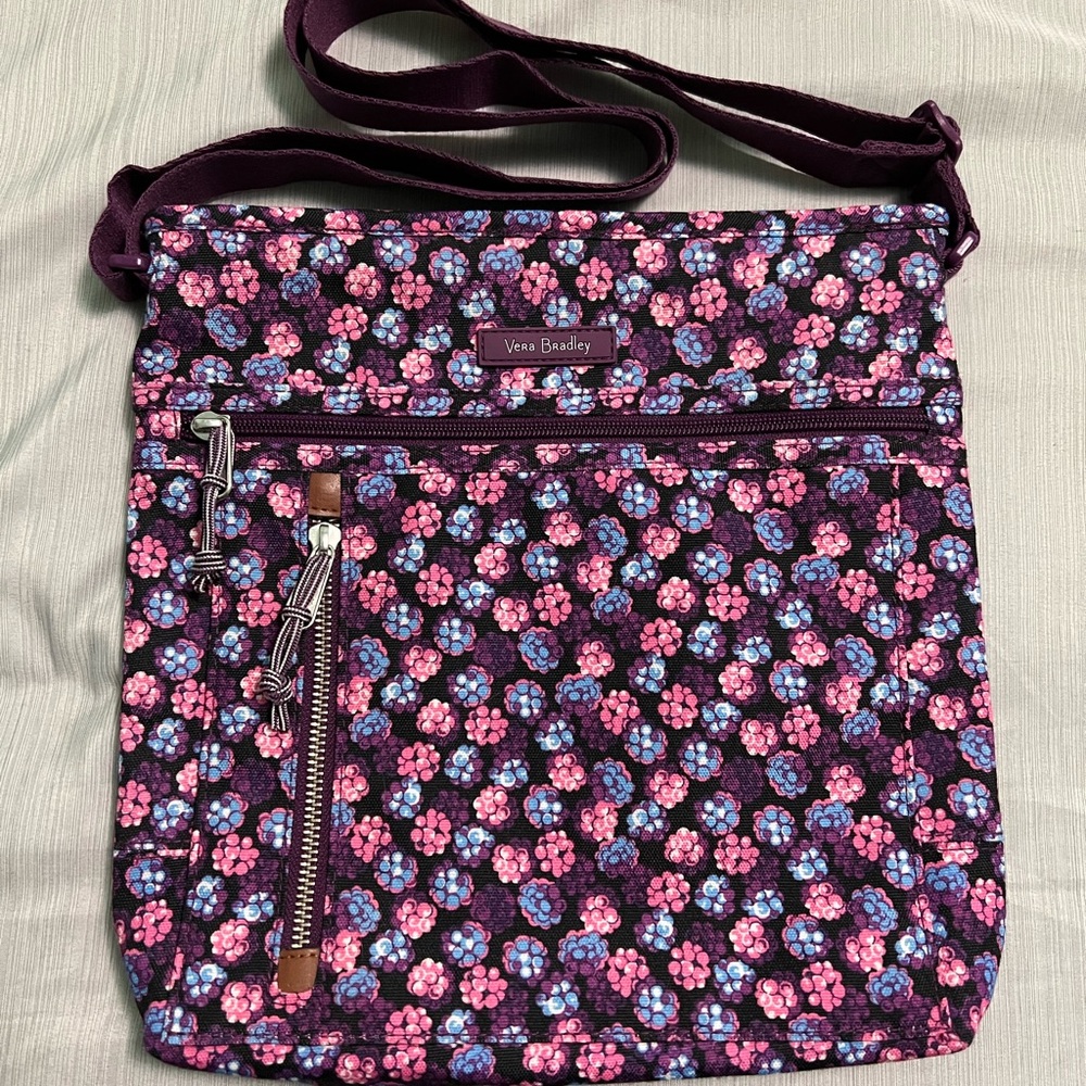 Vera Bradley lighten up travel ready crossbody in Berry Burst print